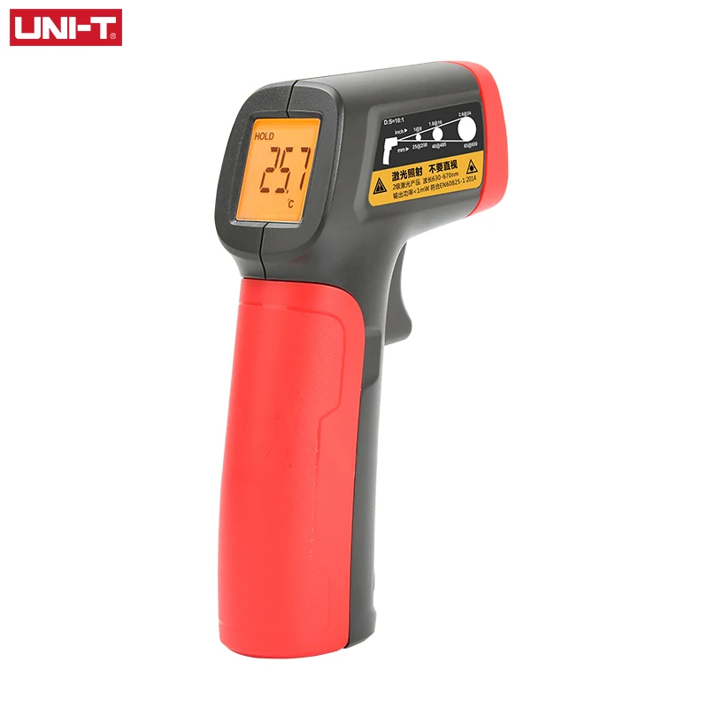 UNI-T Digital Infrared Thermometer UT300A+ Non-contact Temperature Gun MAX 400 Centigrade LCD display IR Laser Thermometer