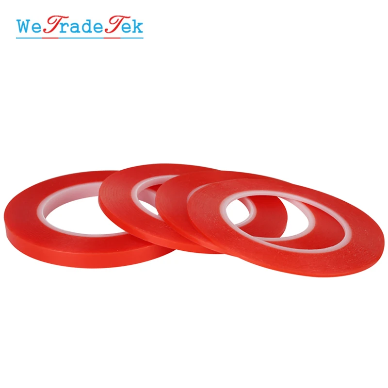 Panjang 25 M 2 Mm 3 Mm 5 Mm 8 Mm Acrylic Tape untuk Ponsel Alat Perbaikan Tahan Panas Tinggi adhesi Pita Sisi Ganda