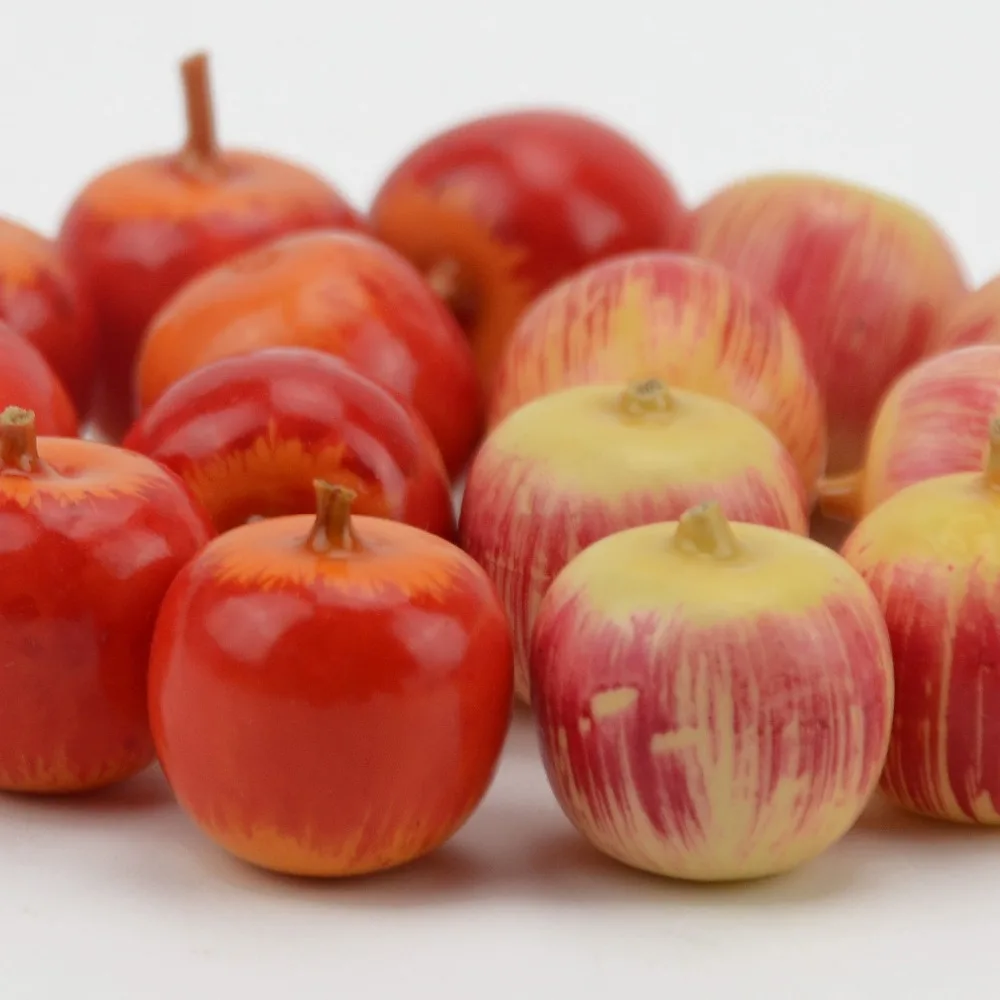 Cheap 20Pcs Mini Apple decoration Artificial Party Christmas  Wedding Home Furnishings Cognitive Toys Simulation Foam  Berry