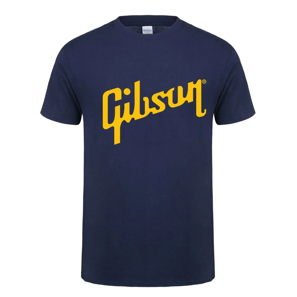 Summer New Gibson T Shirts Men Cotton O Neck T-Shirt Man Short Sleeve Tshirt Euro Size Hip Hop Men Tee Tops Free Shipping OT-040