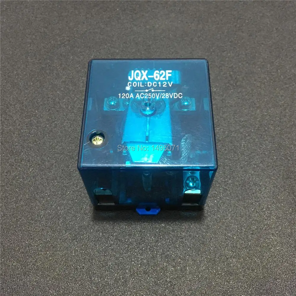 1pcs High Power Relay JQX-62F-1Z HHC71F 120A 250VAC/28VDC 12VDC 24VDC 110VAC 220VAC Electromagnetic Relays JQX-62F 1Z 1NO 1NC