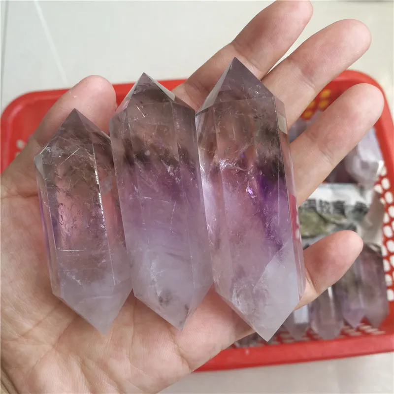 

1kg Beautiful natural amethyst point quartz crystal reiki healing natural stones and minerals