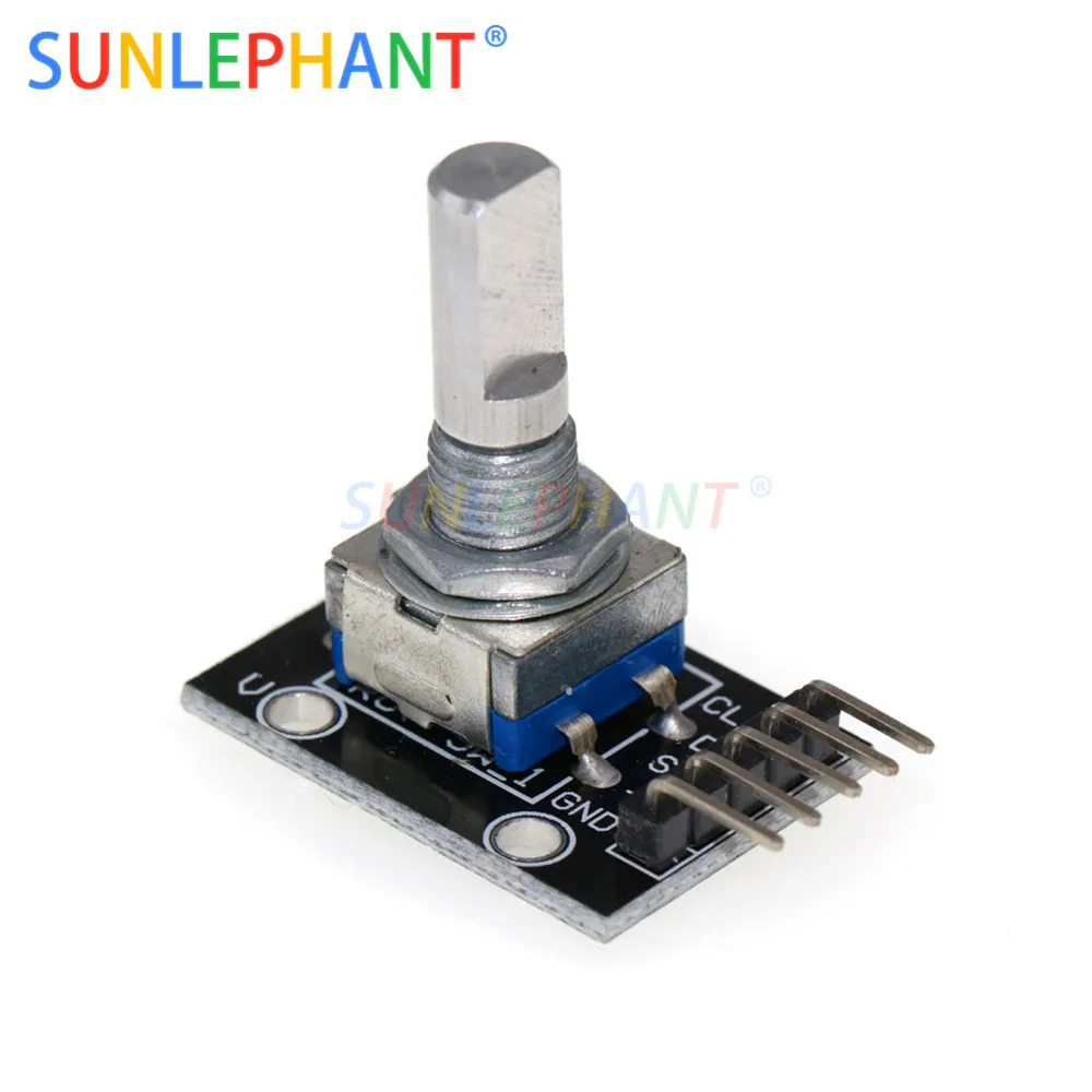 360 Degrees Rotary Encoder Module For Arduno Brick Sensor Switch Development Board KY-040 With Pins