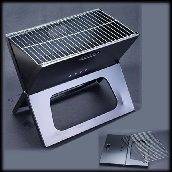 12 pcs Portable Outdoor Camping Charbroiler BBQ Charcoal Grills Foldable