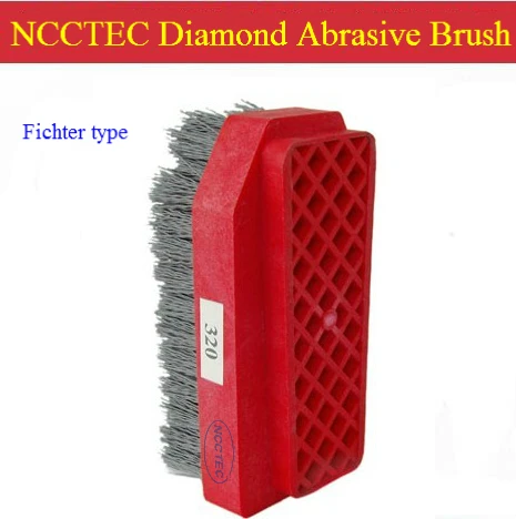 Fichter type Diamond abrasive brush FREE shipping | antique grinding polishing brush for granite sandstone | 140*40 mm many grit