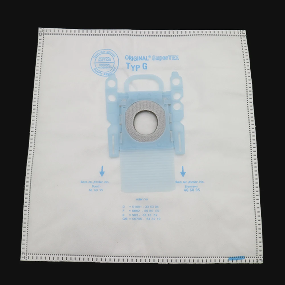 Vacuum Cleaner Dust Bag for Bosch & Siemens BSG7 BSG6 BSGL3126GB GL30 Microfibre Type G GXXL GXL MegaAir SuperTex BBZ41FGXXL