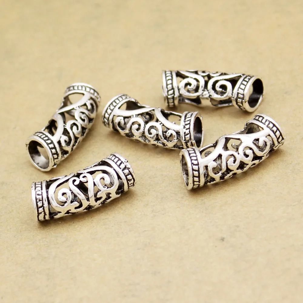 5x Norse Viking Swirl Beard Bead Rasta Dreadlocks Braid Head Hair Clip Pin Accessories Christmas Gift Headband Headdress Jewelry