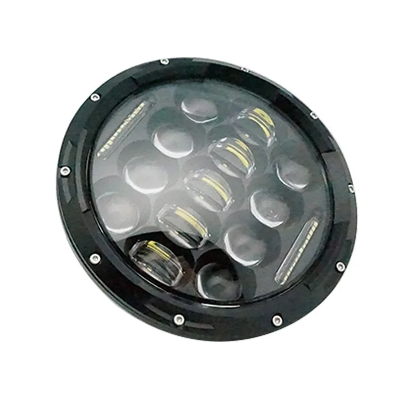 7 Inch Round RGB LED Headlight For Jeep Wrangler JK 7'' High/Low Beam Projector Headlamp For Hummer Lada 4x4 Urban Niva