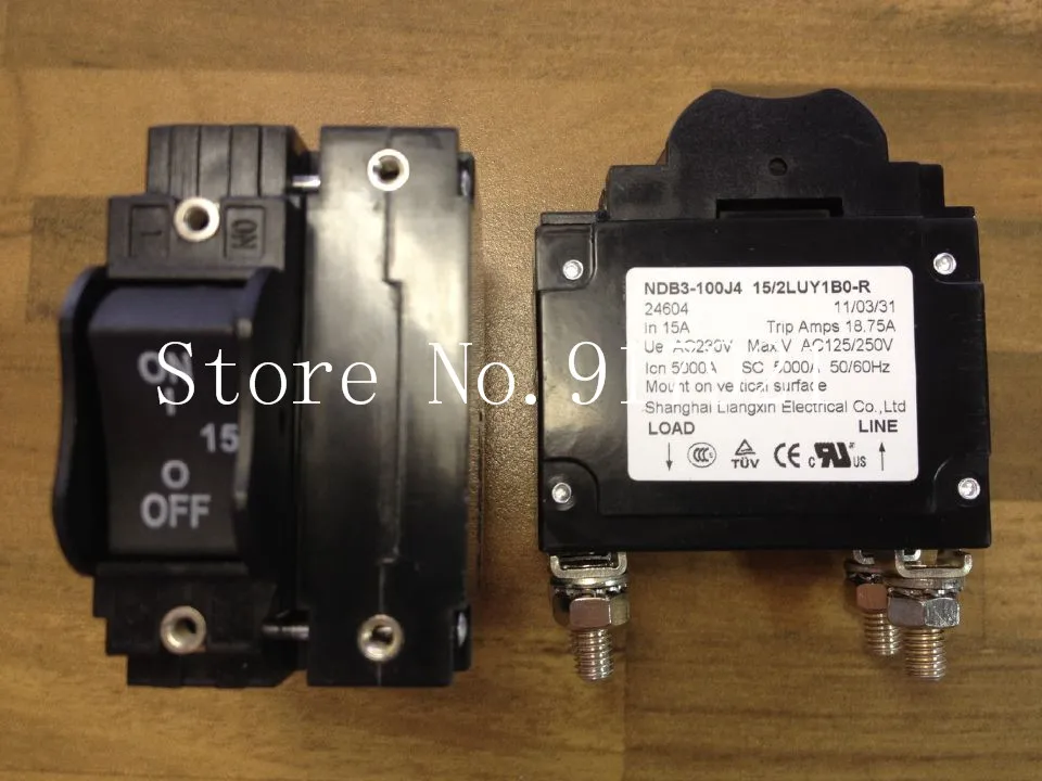 [ZOB] Nader NDB3-100J4 15/2LUY1BO-R longsure breaker 15A2P 250V air switch equipment  --5pcs/lot