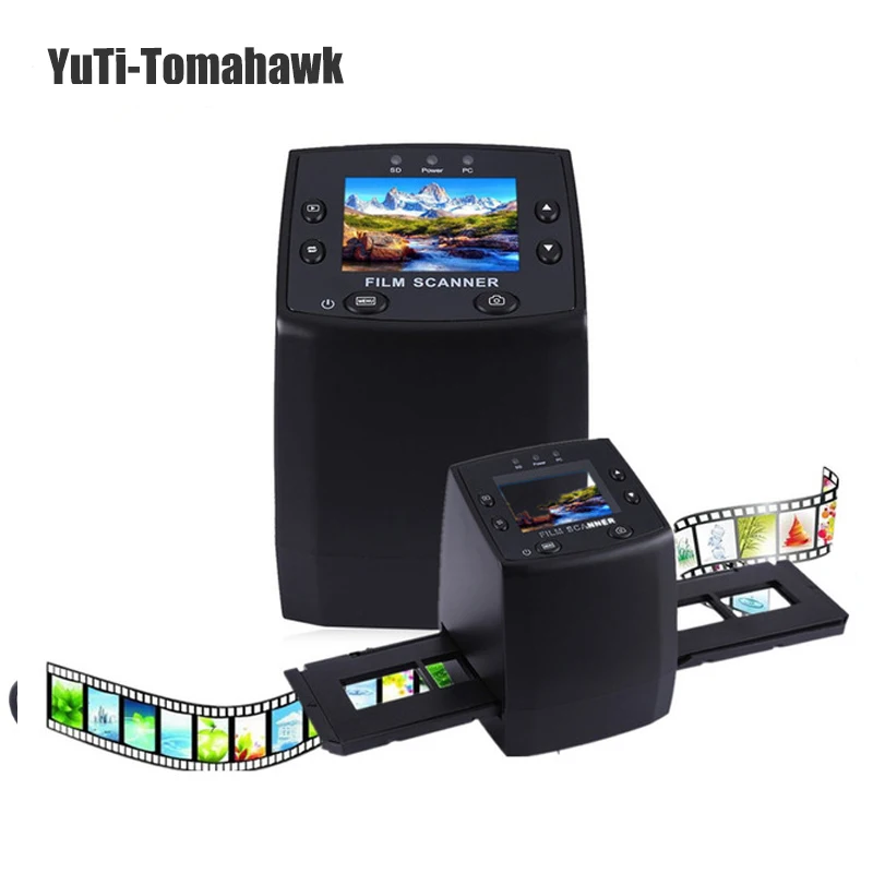 Negativo Film Slide Viewer Scanner 5mp 35 mm Usb 2.0 Copiadora de Fotos Coloridas Digitais Tft Lcd para Escritório e Casa Profissional
