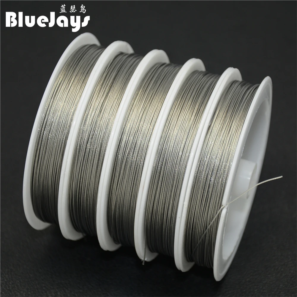 Fishing steel wire Fishing lines 50m-8m max power 7 strands super soft wire lines Cover with plastic Waterproof