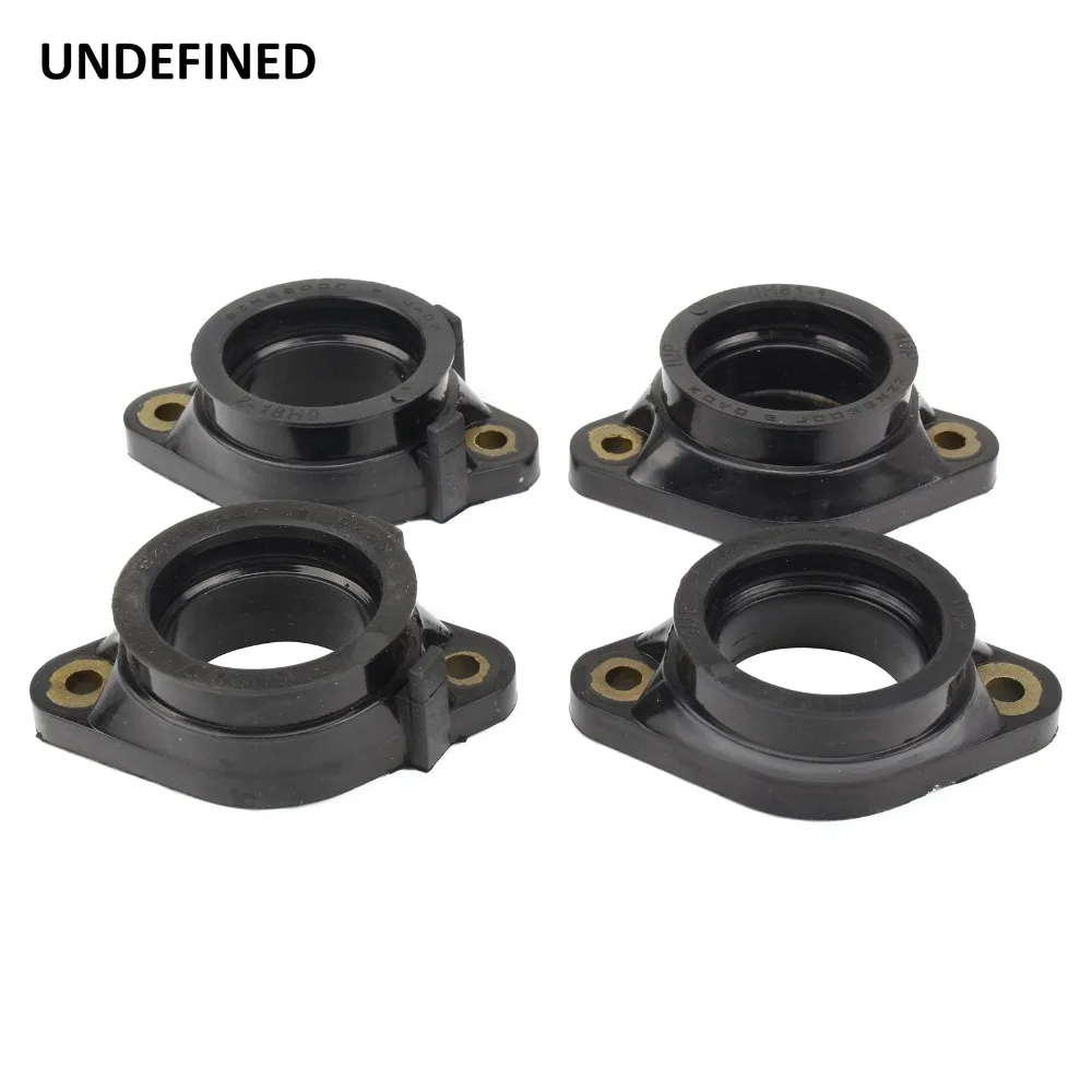 4 pcs Motorcycles Carburetor Intake Manifold Joint Boots Set for Suzuki GSF1250 Bandit GSX1250 2007 - 2016 UNDEFINED