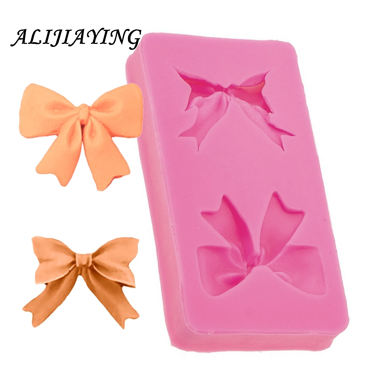 

1Pcs Knot silicone mold Bow chocolate tool Cake Sugarcraft Cake Decorating Tools,Fondant Molds Cake Border Mould D0580