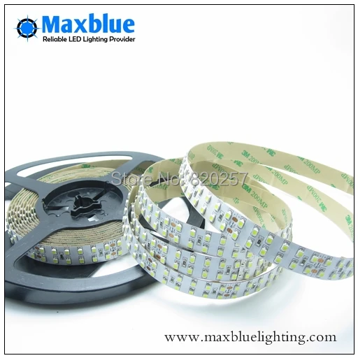 

240leds/meter LED Strip Light 3528SMD 5M 24VDC Cool White 6000K-6500K Double Row 1200leds Flexible Strip LED Light