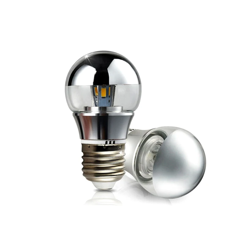 DONWEI LED Bulb E27 E14 LED Lamp 5W 7W Energy Saving Half Silvering Shadowless LED Light Bulb 220V 110V Cold/Warm White