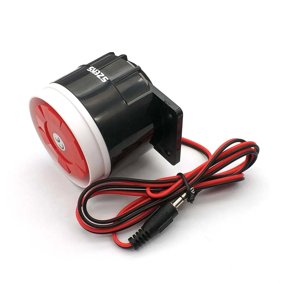 Accessories Mini Wired Siren Horn for Wireless Home Alarm Security System 120 DB Loudly Siren 9-12V