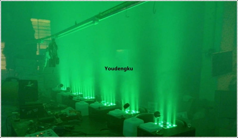 6 pcs DMX vertical smoke machine LED 1500W RGB colored smoke machine for stage party dj celebration