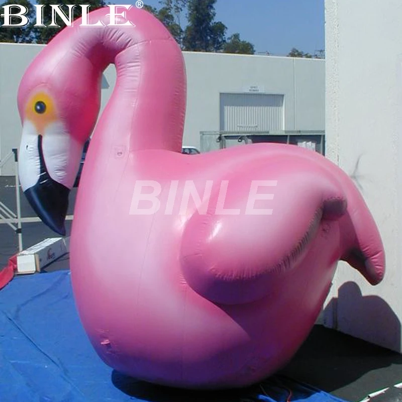 

Most popular pink giant inflatable flamingo bird animal model for advertising