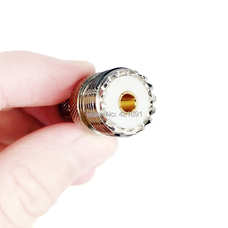 Mini UHF Male to UHF Female SO239 PL259 Connector RF Coaxial Coax Adapter for Motorola GM300 SM120 GM338 Car Radio Walkie Talkie