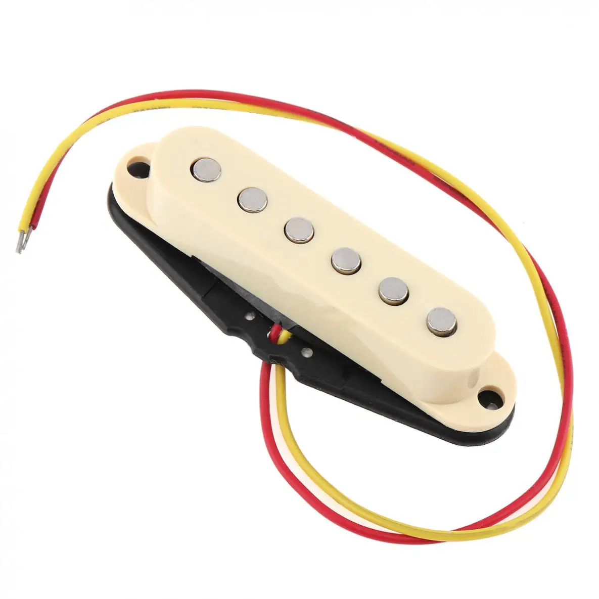 Ceramic Single Coil Sound Pickups for ST SQ 6 Strings Electric Guitars Harmonious with White / Black / Beige Colors