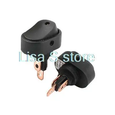 

Auto Car DC 20A 12V SPST 2 Position On/Off Red Light Boat Rocker Switch 2pcs