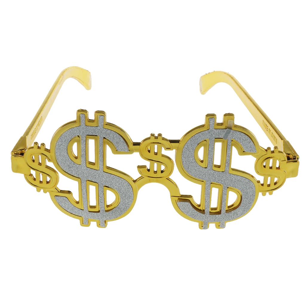 Glitter Money Sunglasses Party Favor Gift Photo Booth Costume Accessories Costume Glasses