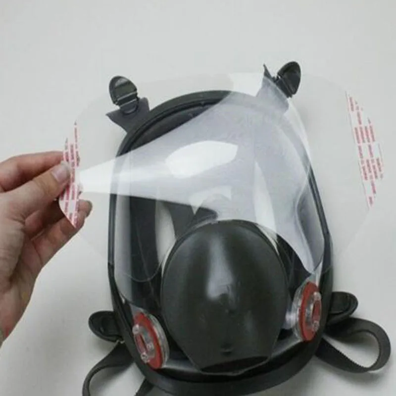 1-25PCS 3M 6885  RESPIRATOR LENS Protective film COVER USE For 3M 6800 Full Face Dust Gas Respirator mask(Not mask)