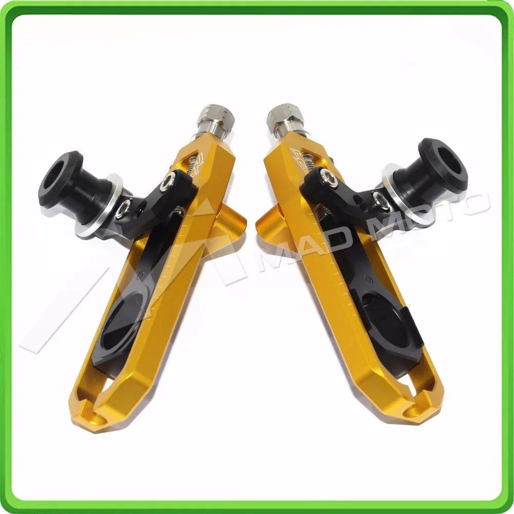 

Motorcycle Chain Tensioner Adjuster with spool fit for Honda CBR600RR 2005 2006 2007 2008 2009 2010 CBR 600 RR Gold & Black