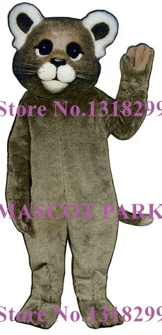 

Adorable Grey Baby Cougar Adult Mascot Costume High Quality Wild Cat Baby Theme Cartoon Mascotte Carnival Costumes Fancy Dress