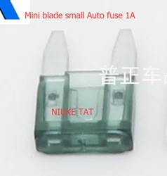 10pcs Mini blade small Auto fuse 1A Boat Blade Fuse 1A Car fuse Automotive fuse 1A
