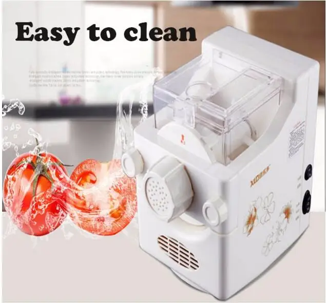 DIY Household Pasta Machine Fresh Pasta Machine Fully-Automatic Noodle Making Machine Electric Noodle Cutter Dough Machine