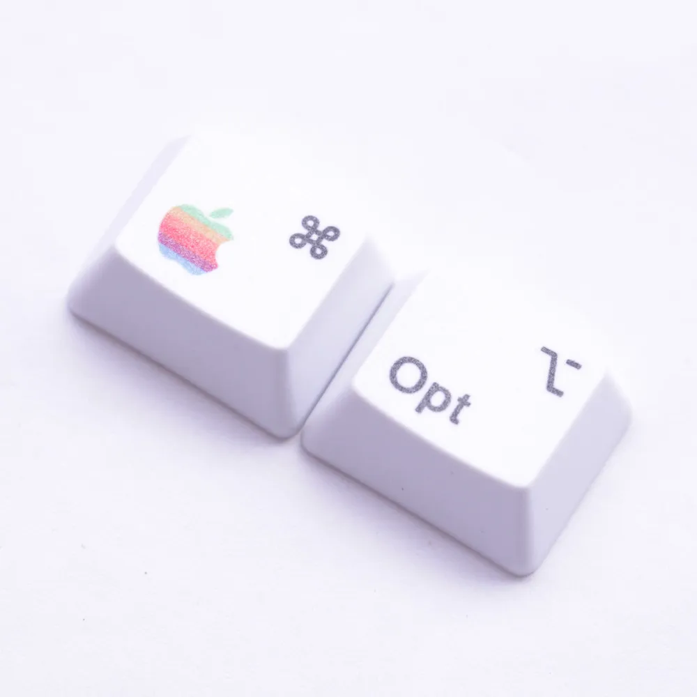 PBT Keycaps MAC Commond And Option Keys Dye-Sublimation Cherry MX Key Caps For MX Switches Mechanical Gaming Keyboard