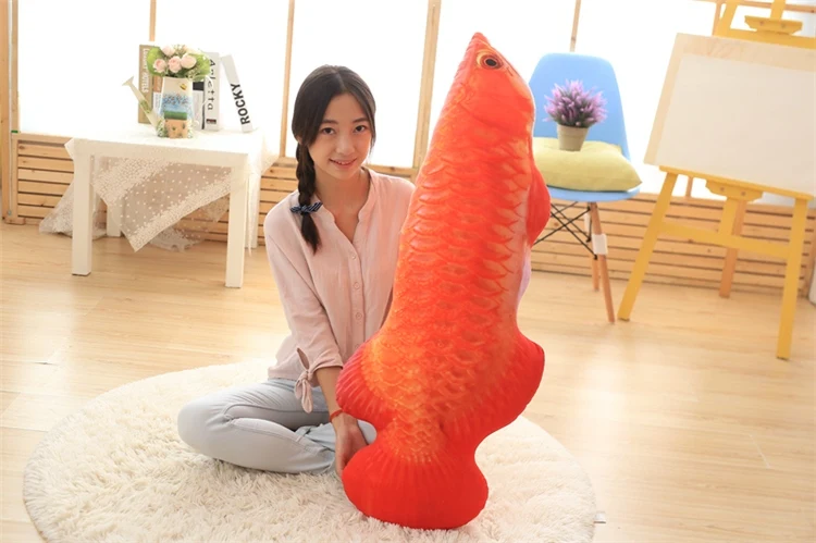 

3D colouful fish carp plush toy large 120cm soft throw pillow,zipper closure, birthday gift w0919