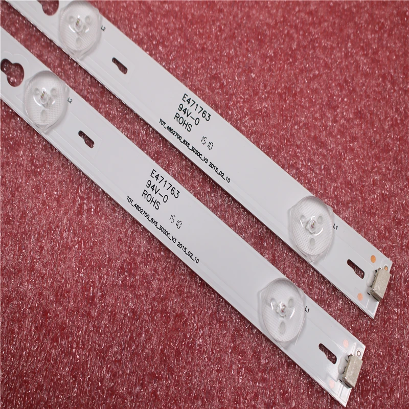 جديد 2 مجموعة = 16 قطع لشريط TCL B48A558U D48A810 TOT-48D2700-8X5-3030C-V3 YHA-4C-LB4805-YHEX2 TCL D48A810 #6