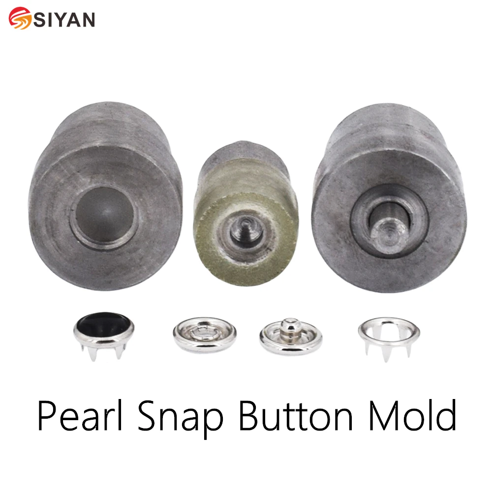 Metal button Pearl Snap Button Mold Metal Eyelets Rivet Clothing & Accessories Button Installation Mold Machine Dies Manual Tool