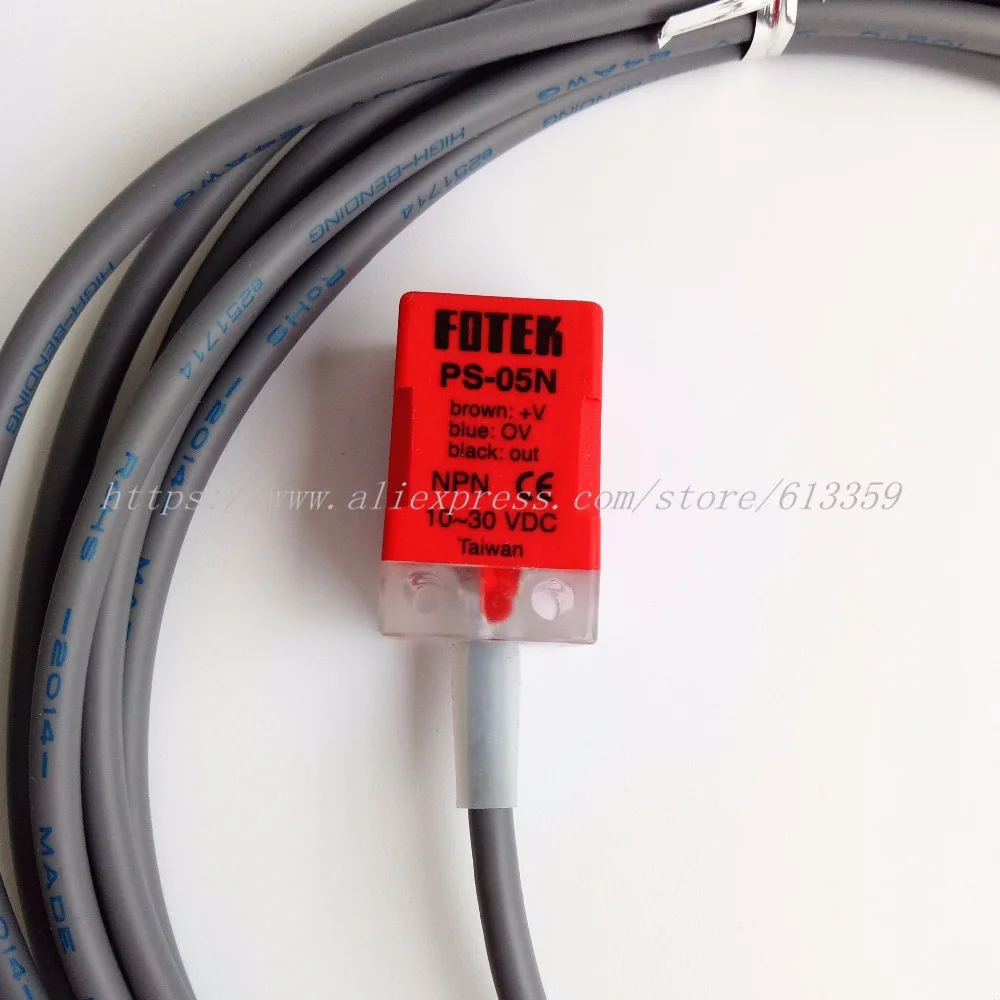 1PCS PS-05N-3M PL-05N-3M FOTEK Inductive Proximity Switch Sensors NPN 10-30VDC 3 Wire 3 Meters Cable  New & Original