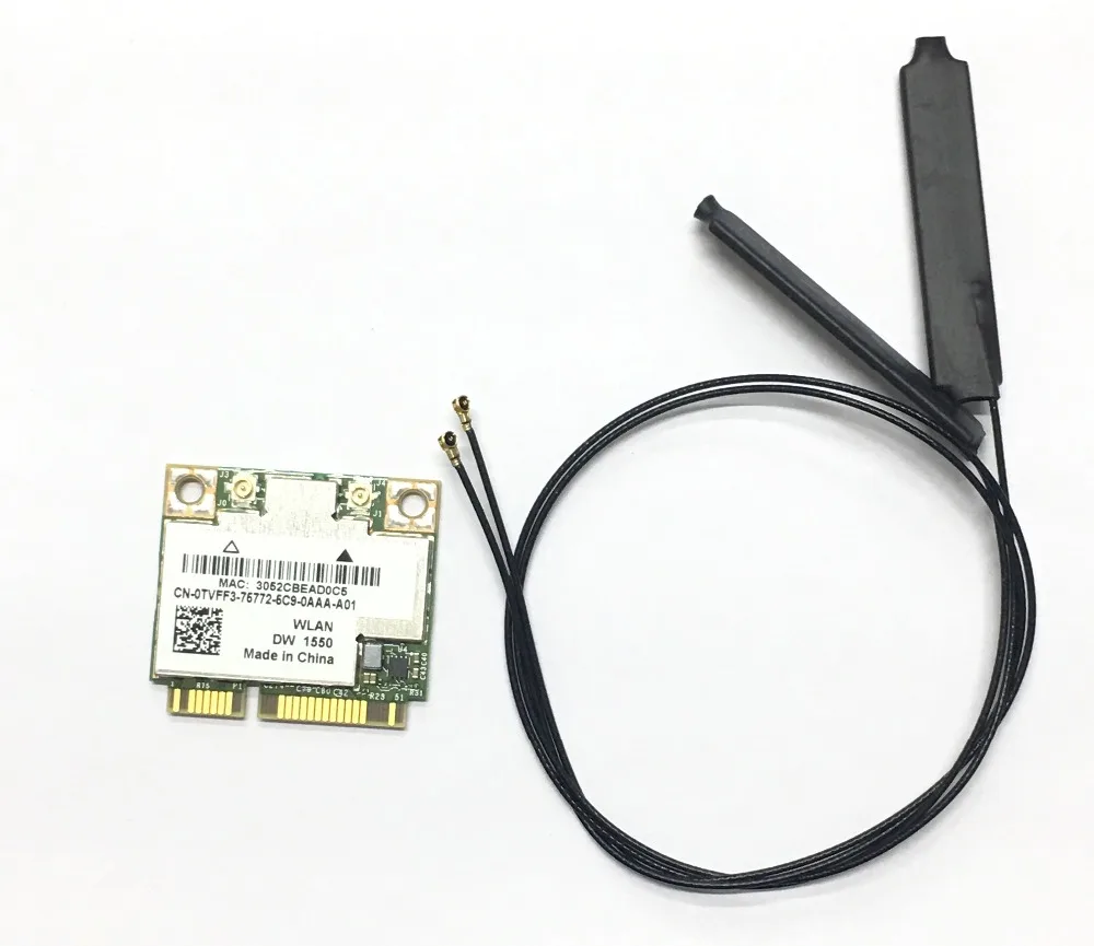 AzureWave-tarjeta inalámbrica con Bluetooth, Broadcom BCM94352HMB BCM94352 802,11/ac 867Mbps, wifi, Media Mini PCI-E DW1550