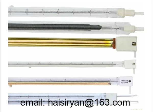 

customized 350w 500mm far Single tube Electric halogen IR quartz glass heate light