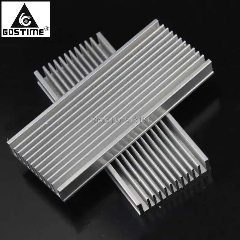 

5pcs/lot 120x50x12mm Radiator Aluminum Heatsink Extruded Profile Heat sink for Electronic Heat Dissipation