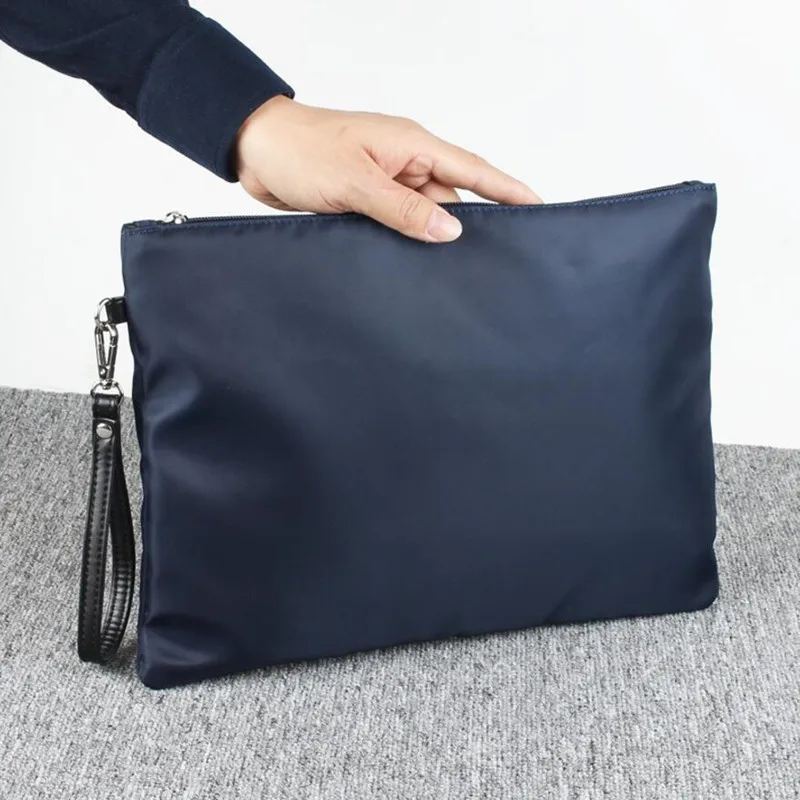 Pochette da uomo in Nylon con cerniera per uomo