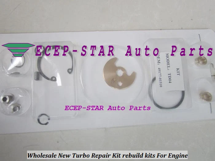 Free Ship Turbo Repair Kit TD04 49177-01512 49177 01512 MD194841 water C Turbocharger For MITSUBISHI Delica L300 4D56T 4D56 2.5L