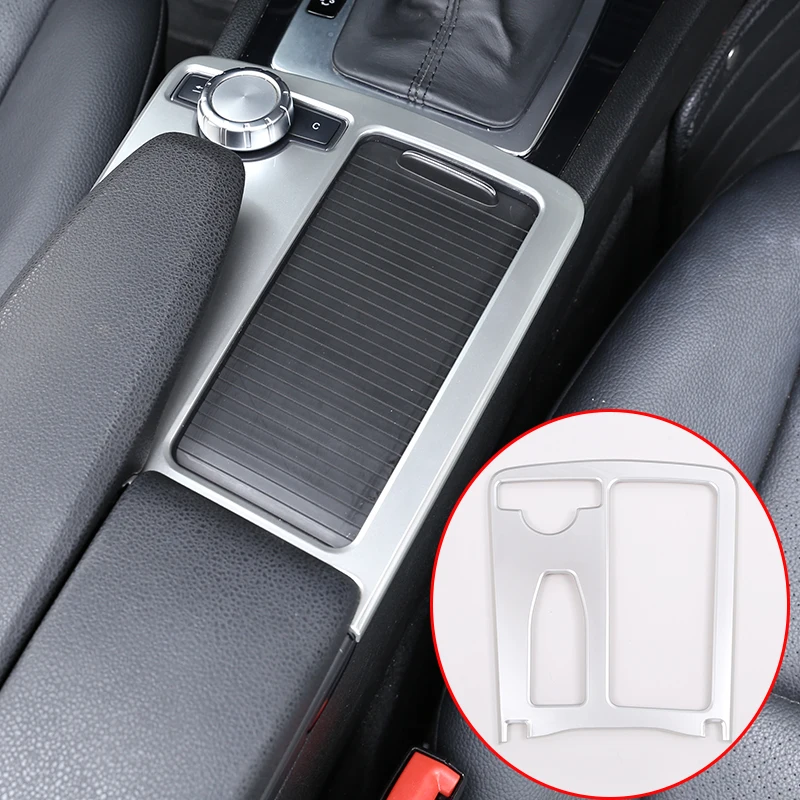 ABS For E Class Coupe C207 W212 2010-2012 LHD Central Console Cup Holder Frame Trim For Mercedes Benz C Class W204 2008-2014