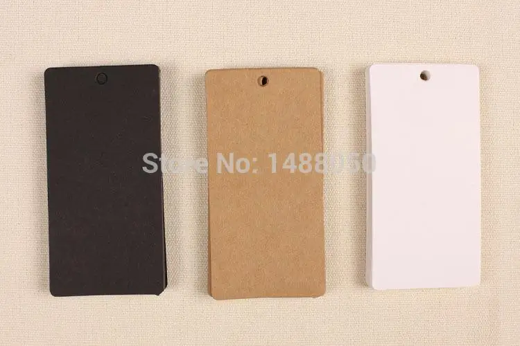 Free Shipping 2014 New Arrival Blank Kraft Paper Hang Tags Wedding Party Favor Label Price Gift Cards