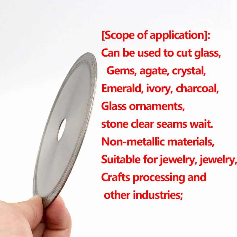1pcs Diamond Circular Saw Blades Cutting Discs 4 to 20 inch Diamond Cutting Tools for Jade Emerald Gemstone Crystal Agate Slice