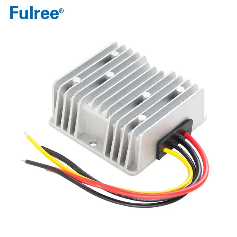 Fulree® Waterproof DC 12V 24V to DC 48V 1A 3A 5A Step Up Converter 12 24 Volt to 48 Volt  Boost Voltage Regulator Power Module