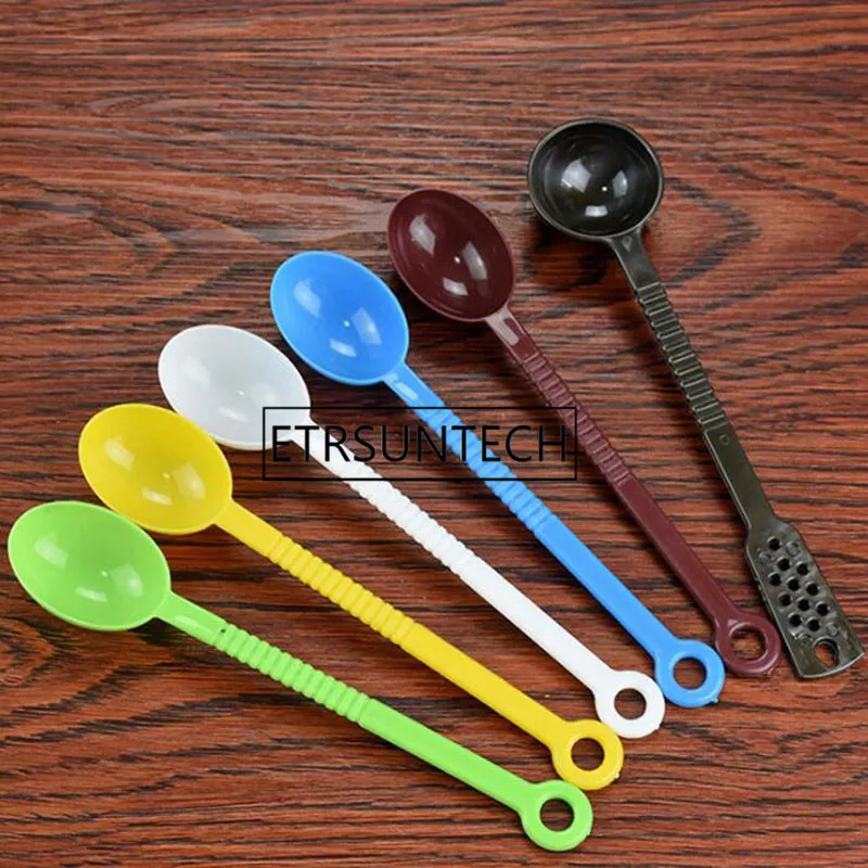 

1000pcs Measuring Spoon Plastic Tea Coffee Spoon 10g Measuring Tamping Scoop With Long Handle Coffee Accessories