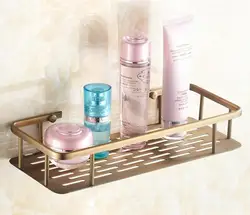 Bronze total solid brass Wall Mounted Bathroom single tier Corner Shelf Bathroom Shampoo Shelf Bath Shower Shelf Soap Holder