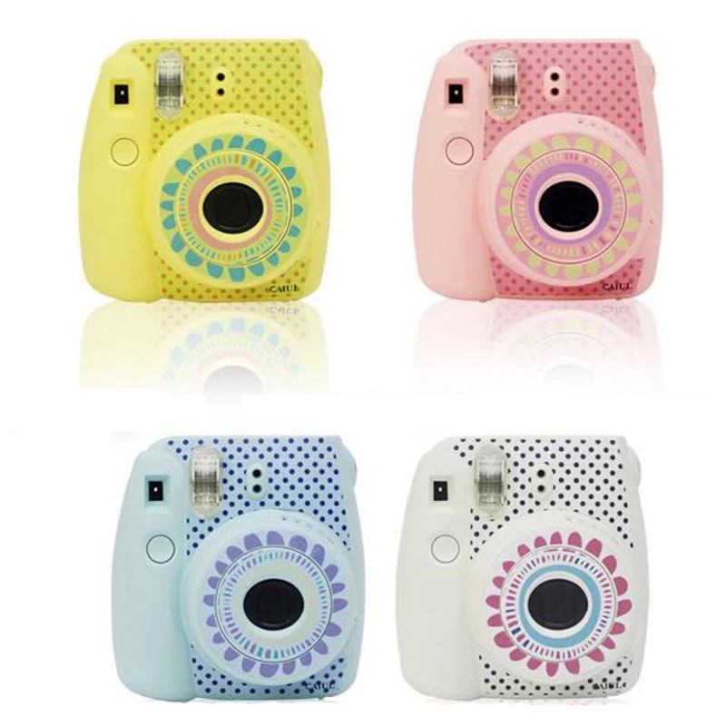 for Instax Mini 8/9 Sunflower Stickers Protection For Fujifilm Polaroid Camera