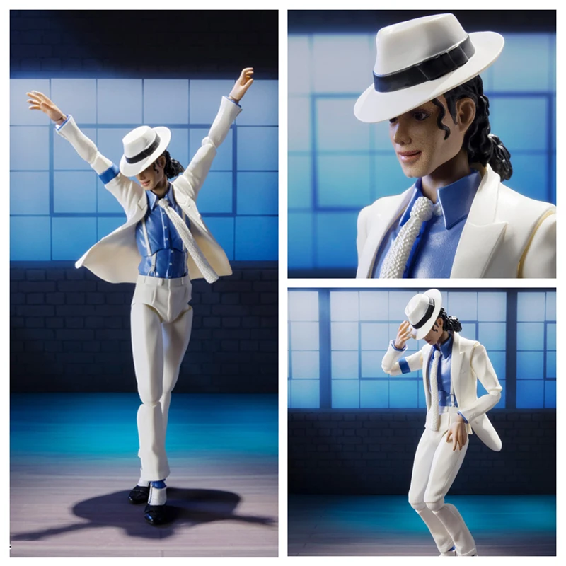 Michael Jackson Smooth Criminal Moonwalk Action Figure Model Toy Doll Gift