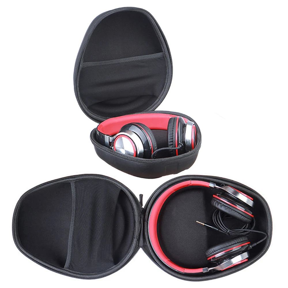 2019 Newest EVA Storage Box Carry Case for Beats EP Sony MDRV6 Sennheiser HD 380 PRO Philips Beats and More Over-ear Headphone